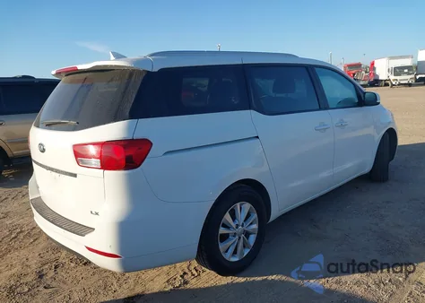 2016 Kia Sedona Lx z USA, uszkodzony, nr VIN KNDMB5C11G6209459
